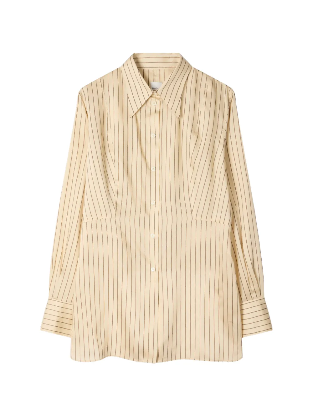 Paul Smith silk-blend striped waistcoat-styled shirt