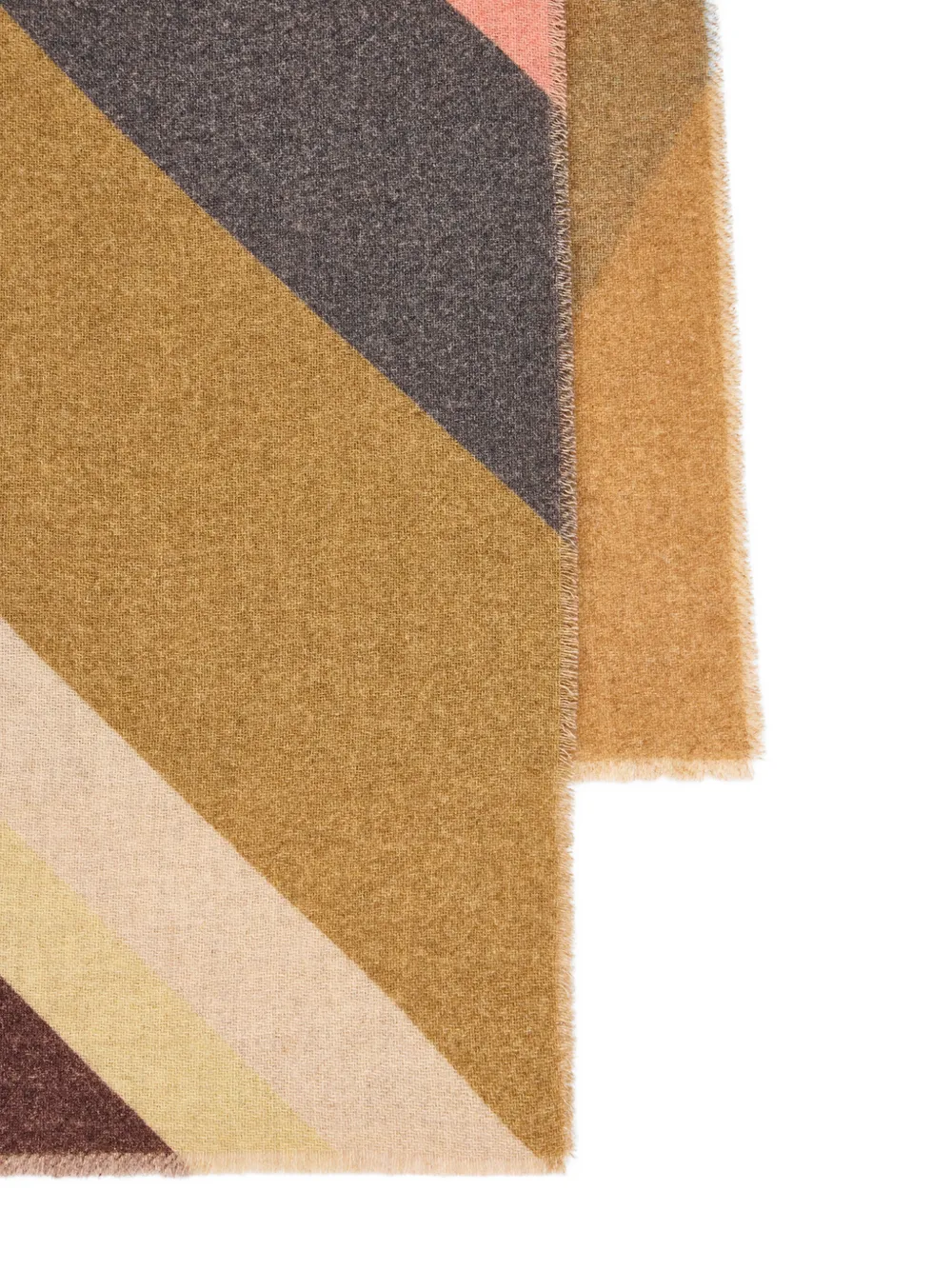 Paul Smith Swirl sjaal van kasjmierblend Beige