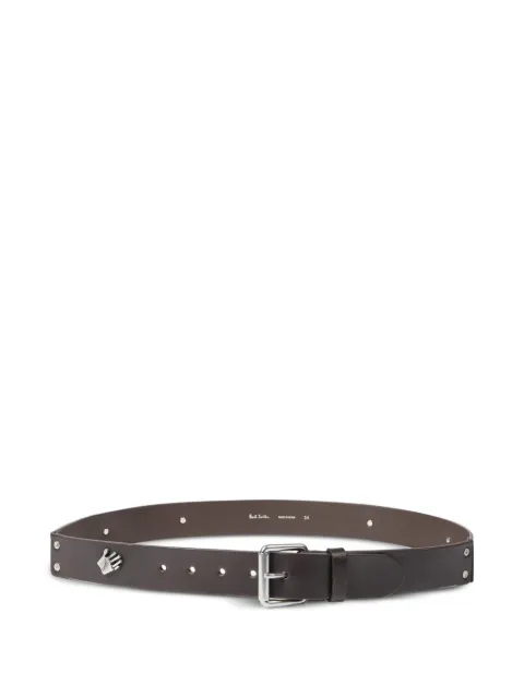 Paul Smith stud-embellished hand-motif belt