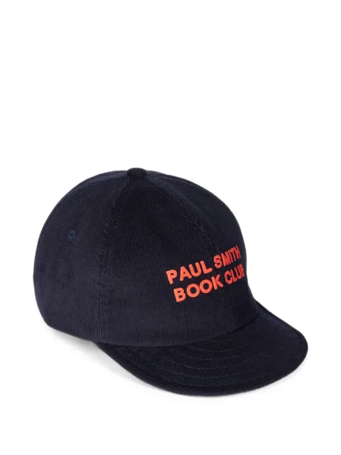 Paul Smith navy 'Book Club' corduroy cap