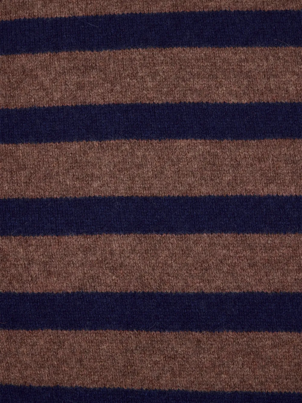 Paul Smith Gestreepte lamsleren sjaal Bruin