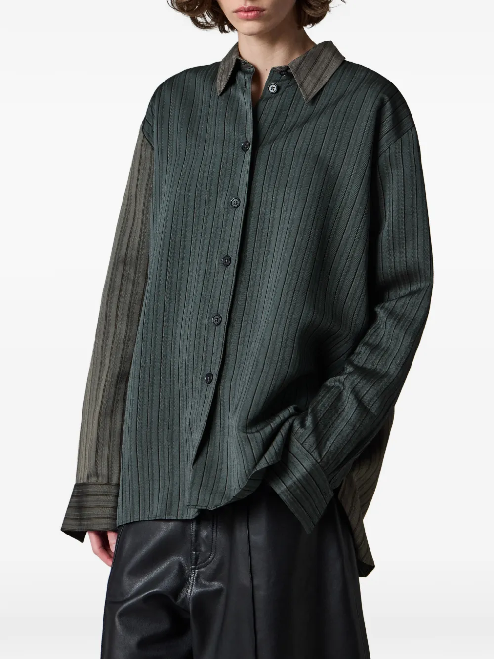 Paul Smith Blouse met streep Blauw