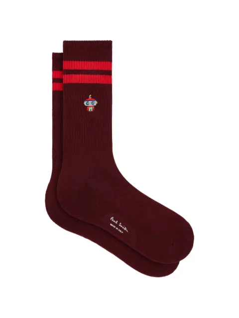 Paul Smith calcetines Robot de canalé en borgoña