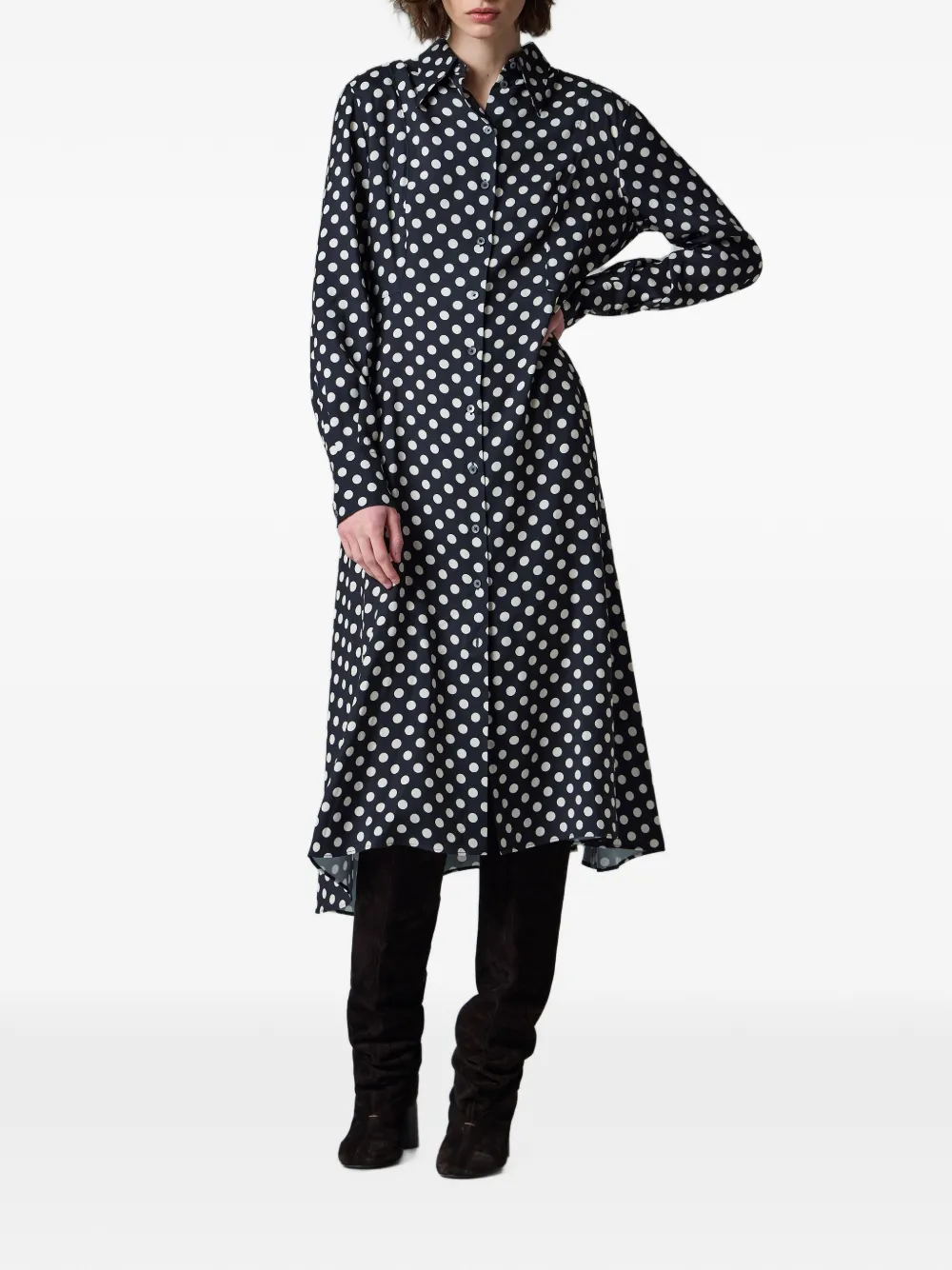 Paul Smith Blousejurk met stippen Zwart