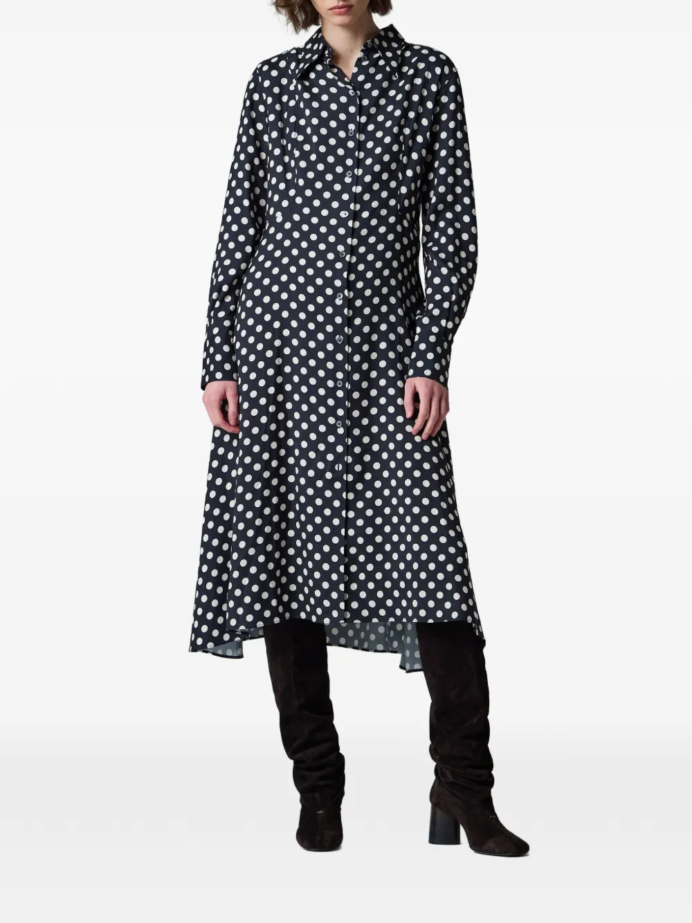 Paul Smith Blousejurk met stippen Zwart