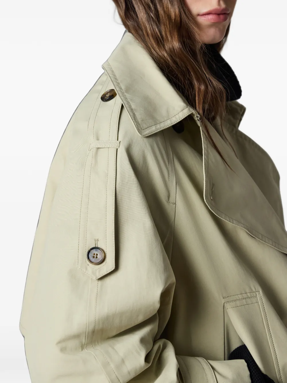 Paul Smith Cropped trenchcoat Beige