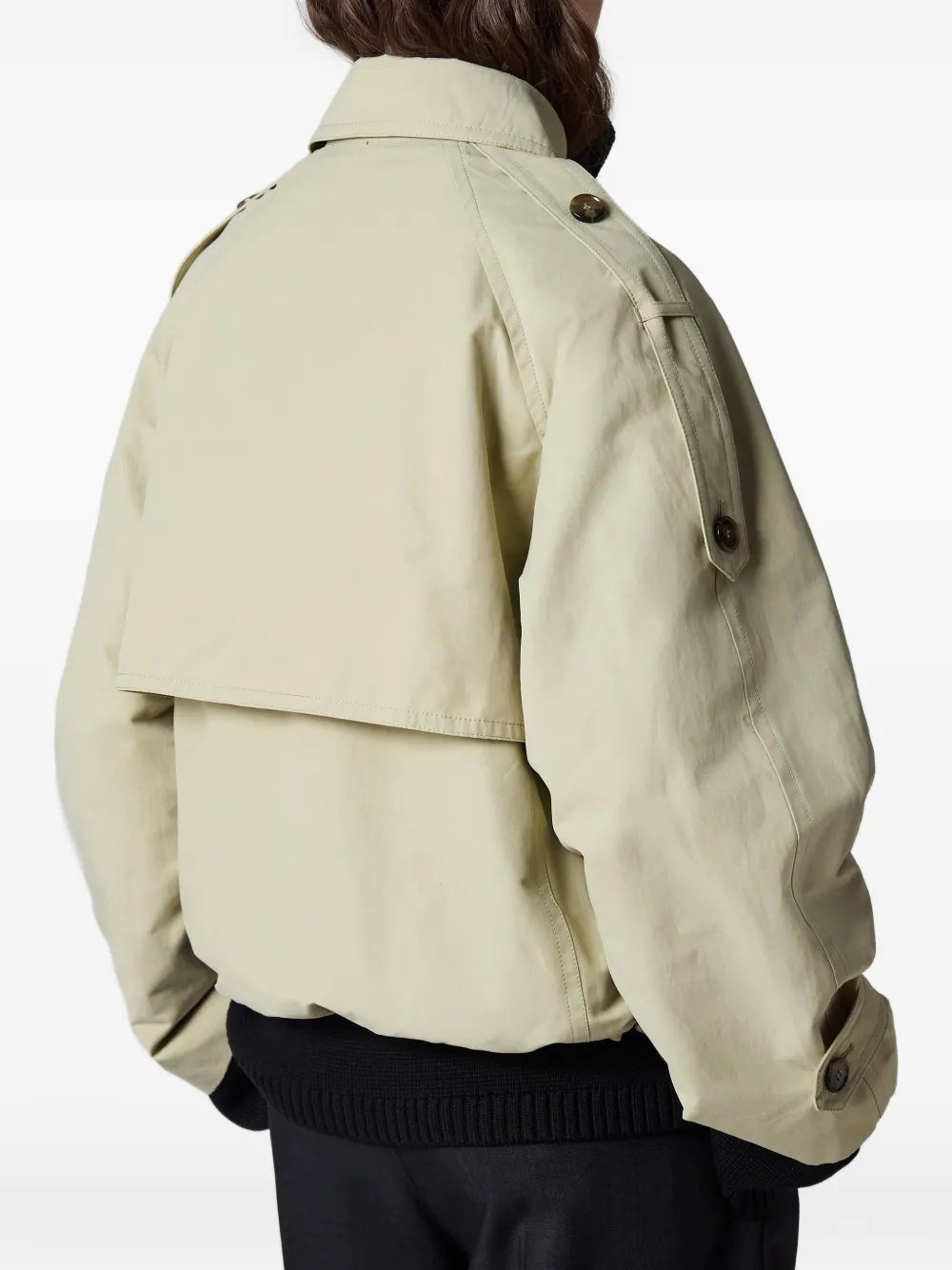 Paul Smith Cropped trenchcoat Beige