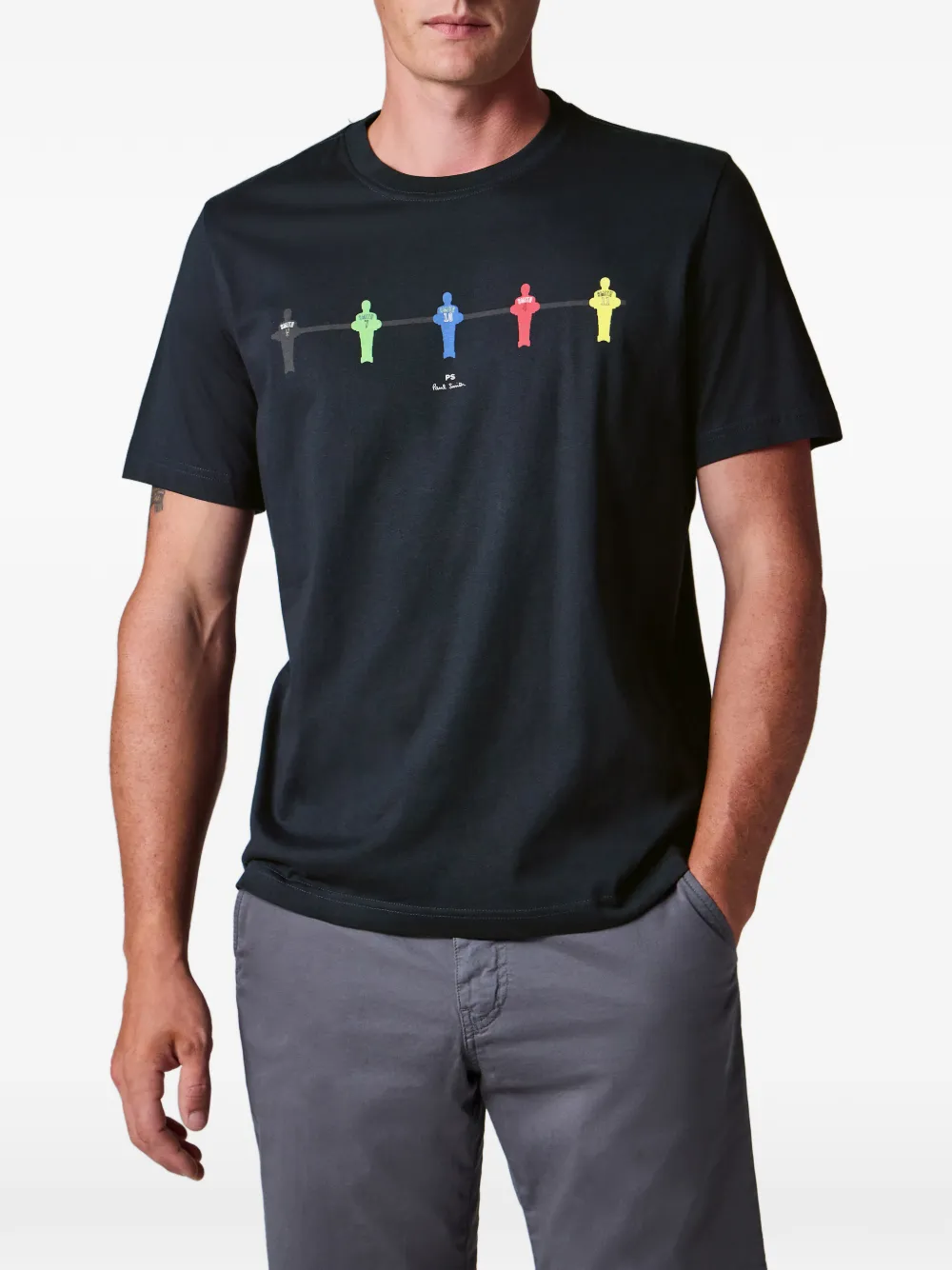 PS Paul Smith T-shirt met grafische print Blauw