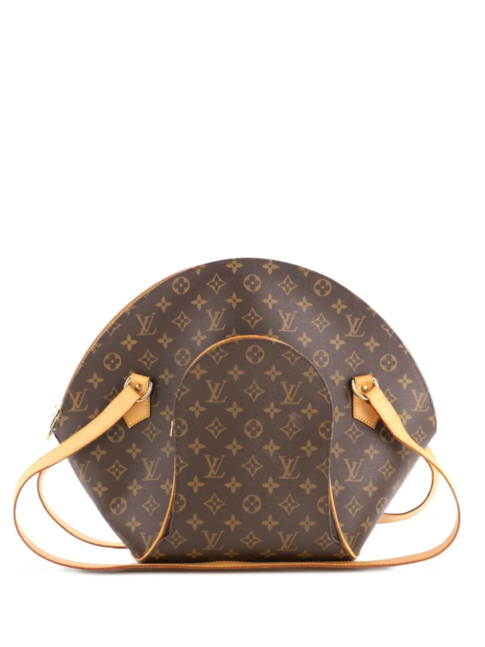 Louis Vuitton Pre-Owned Borsa a spalla Ellipse GM in tela con monogramma - Marrone