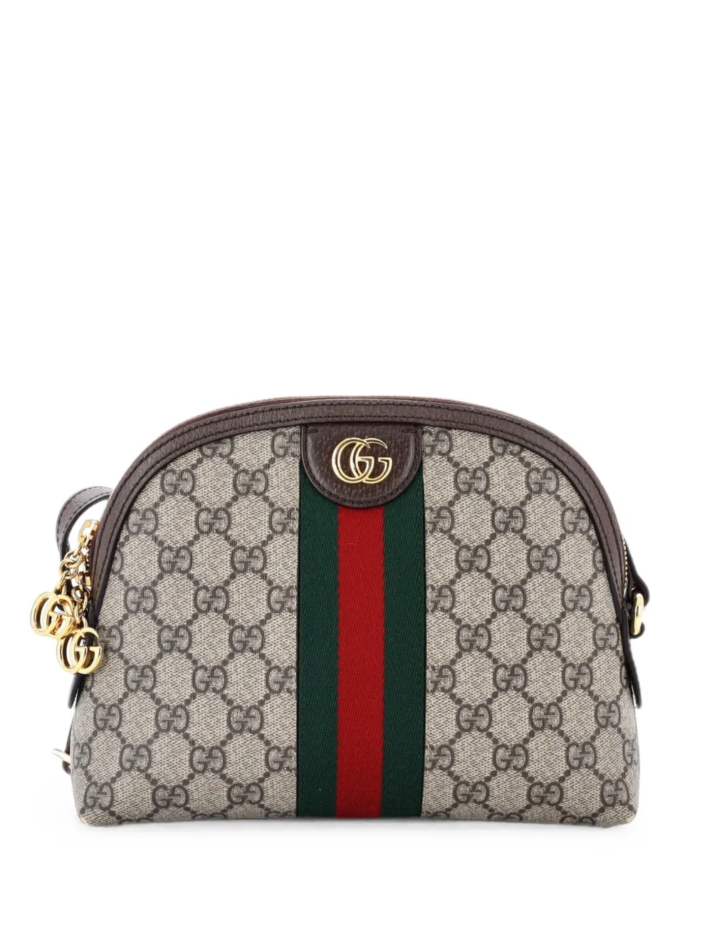 Gucci Pre-Owned Ophidia Dome GG Coated Canvas Small shoulder bag - Marrone