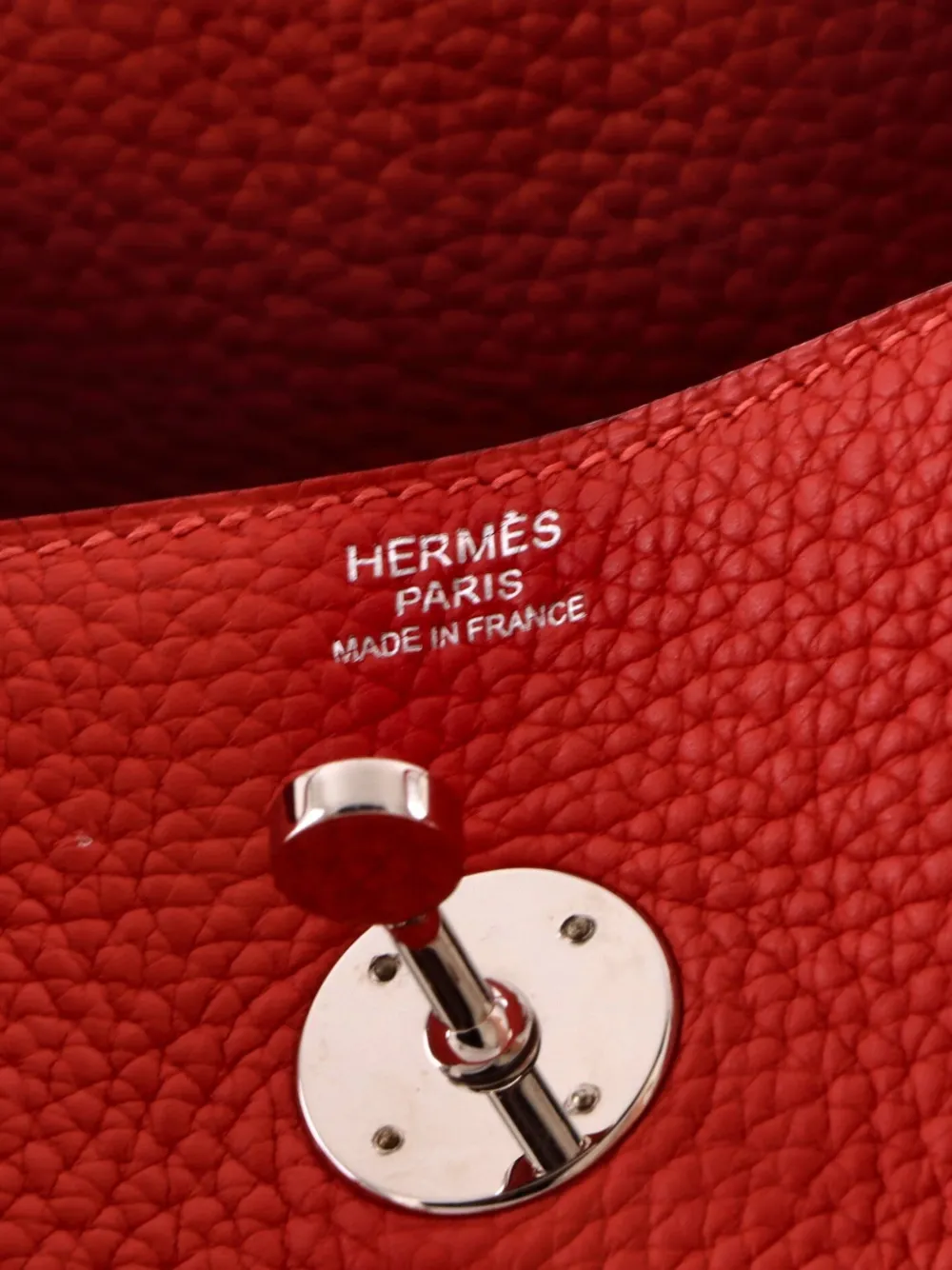 Hermès Pre-Owned Lindy Bag Clemence 30 shoulder bag - Rosa