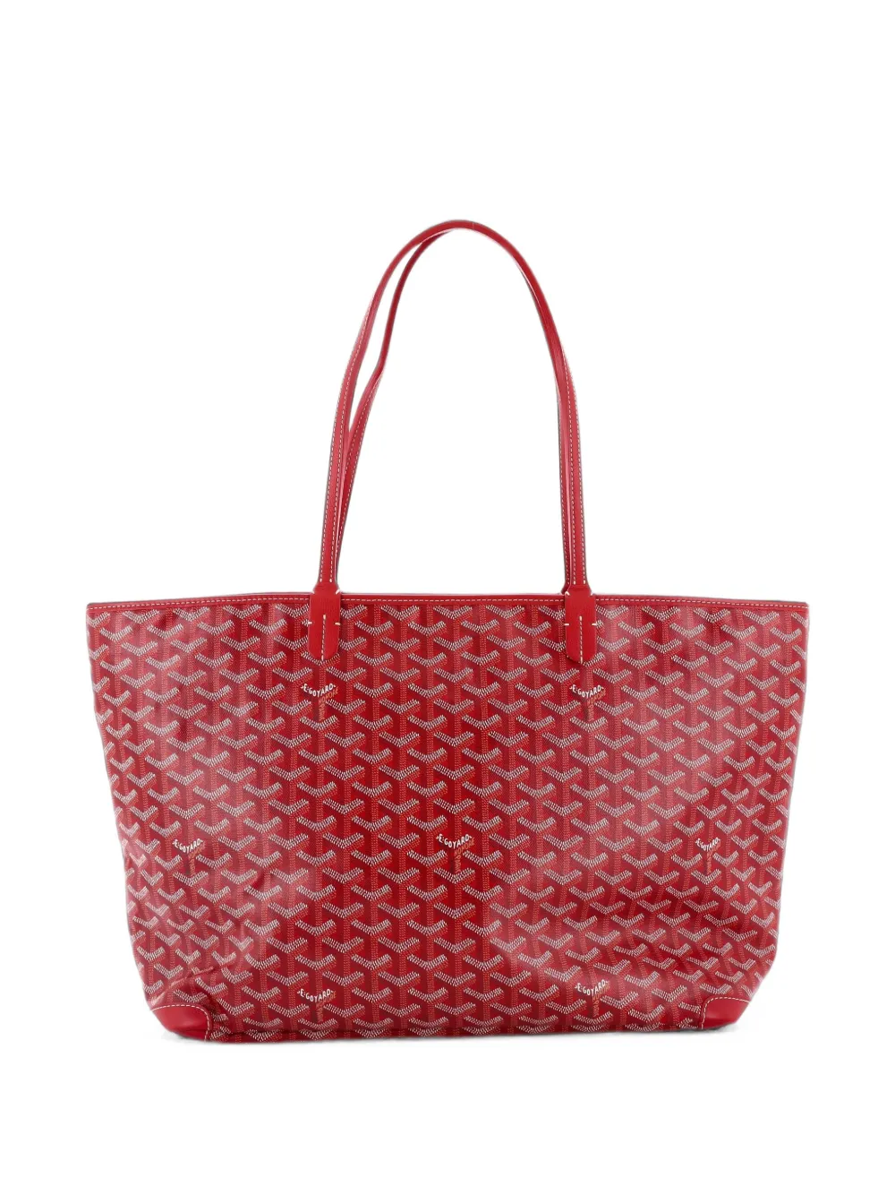 Goyard Pre-Owned MM Artois Tote Schultertasche aus beschichtetem Canvas - Rot