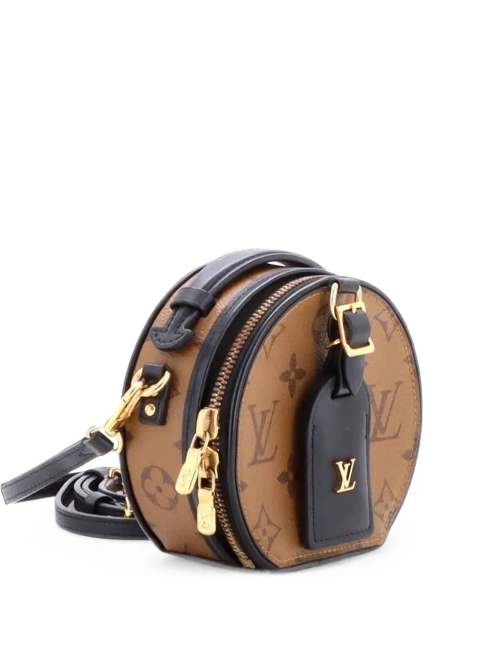 Louis Vuitton Pre-Owned Mini Boite Chapeau Bag Reverse Monogram Canvas crossbody bag - Braun