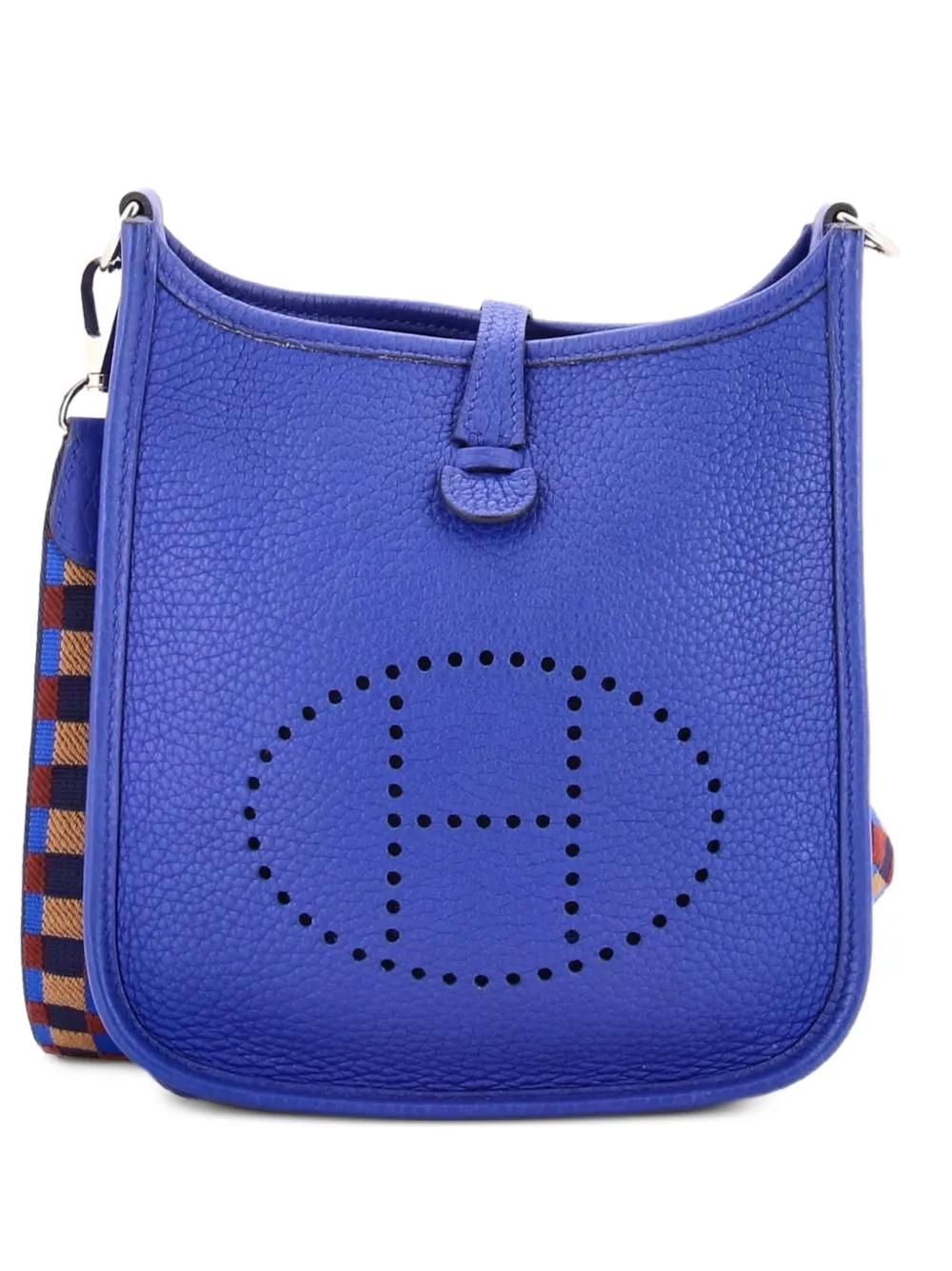 Hermès Pre-Owned Evelyne Bag Gen III Clemence TPM crossbody bag - Blu