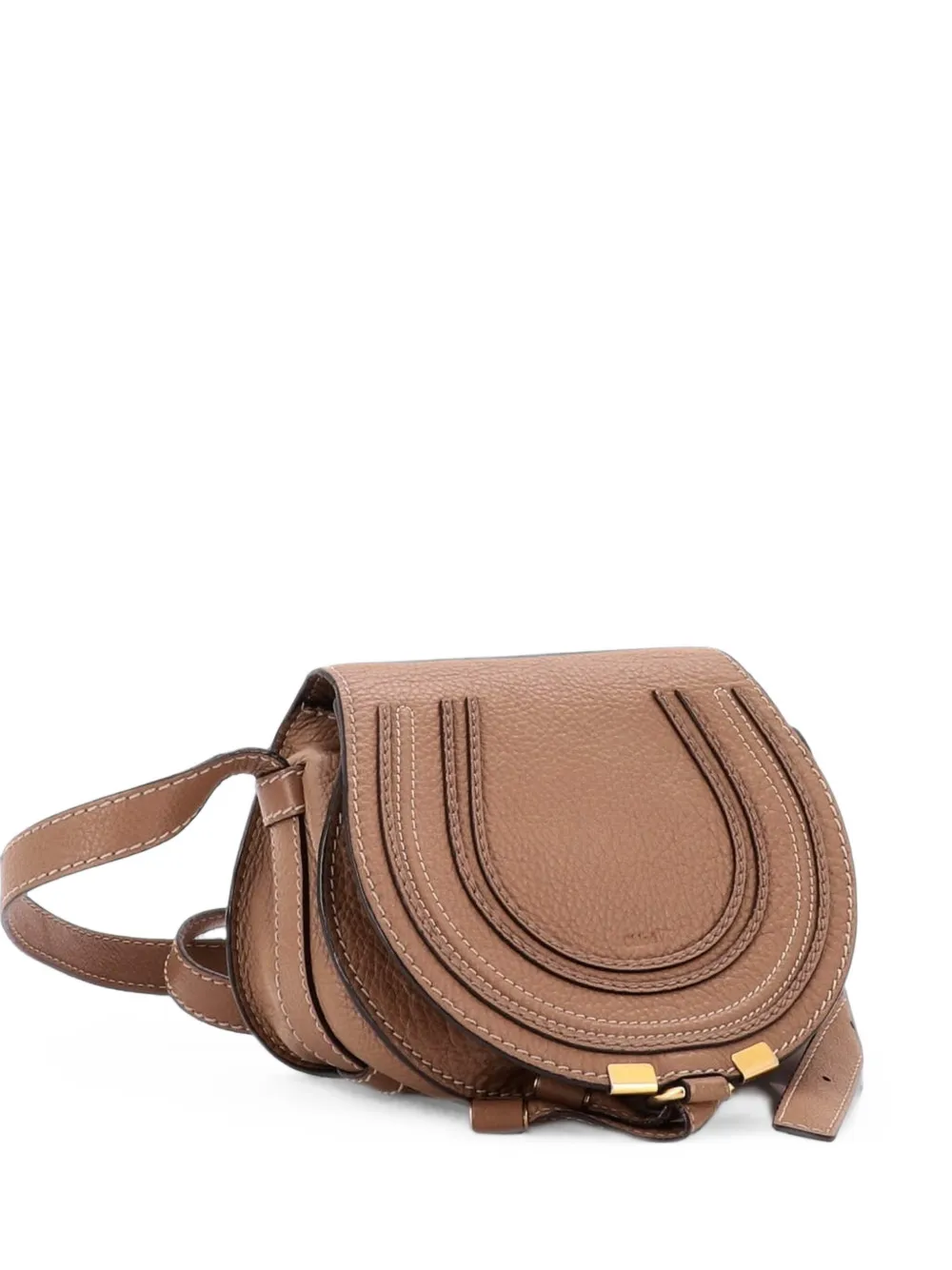 Chloé Pre-Owned Marcie Leather Small crossbody bag - Braun