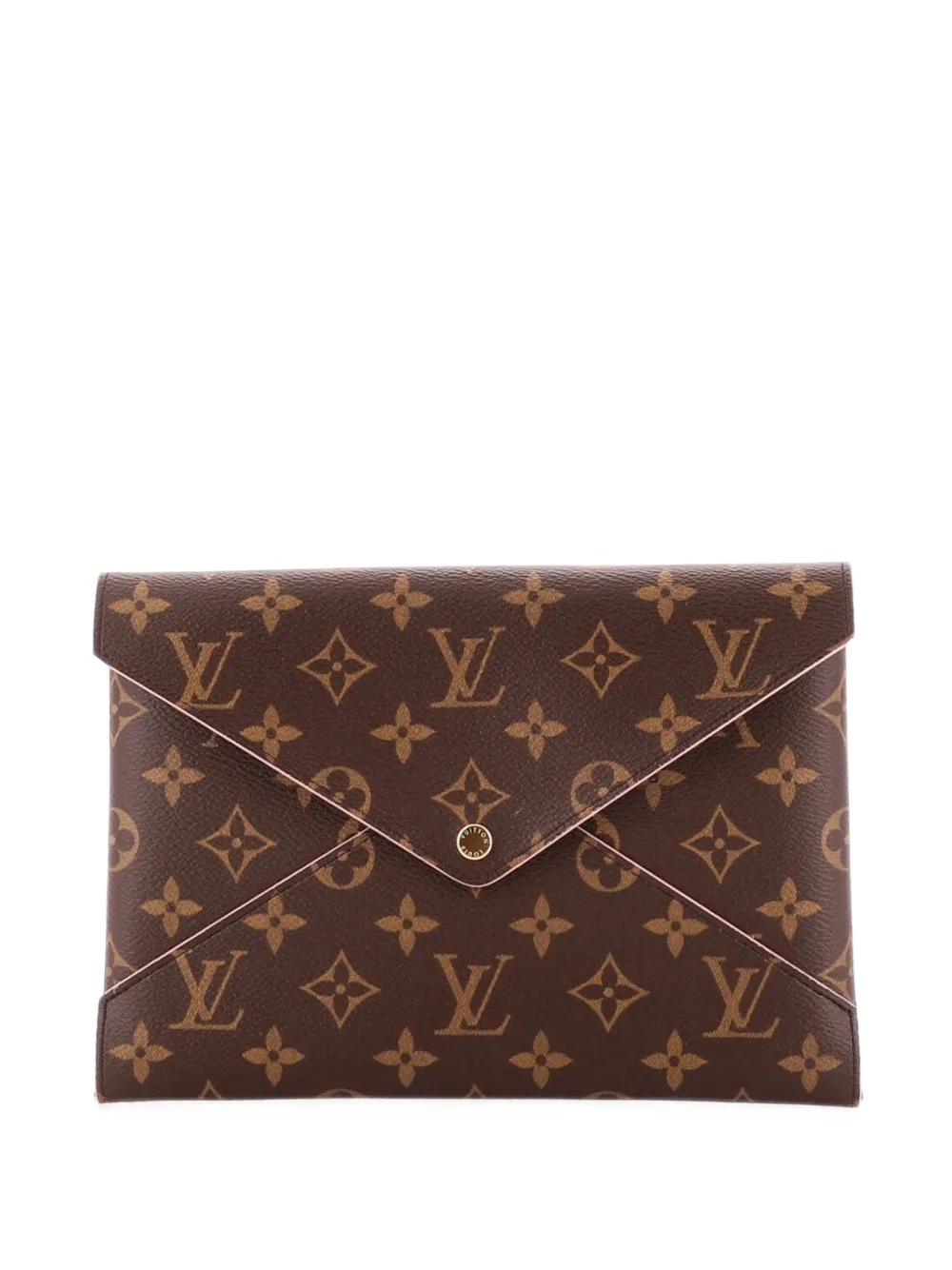 Louis Vuitton Pre-Owned Clutch Kirigami Pochette Set in tela Monogram Giant - Marrone