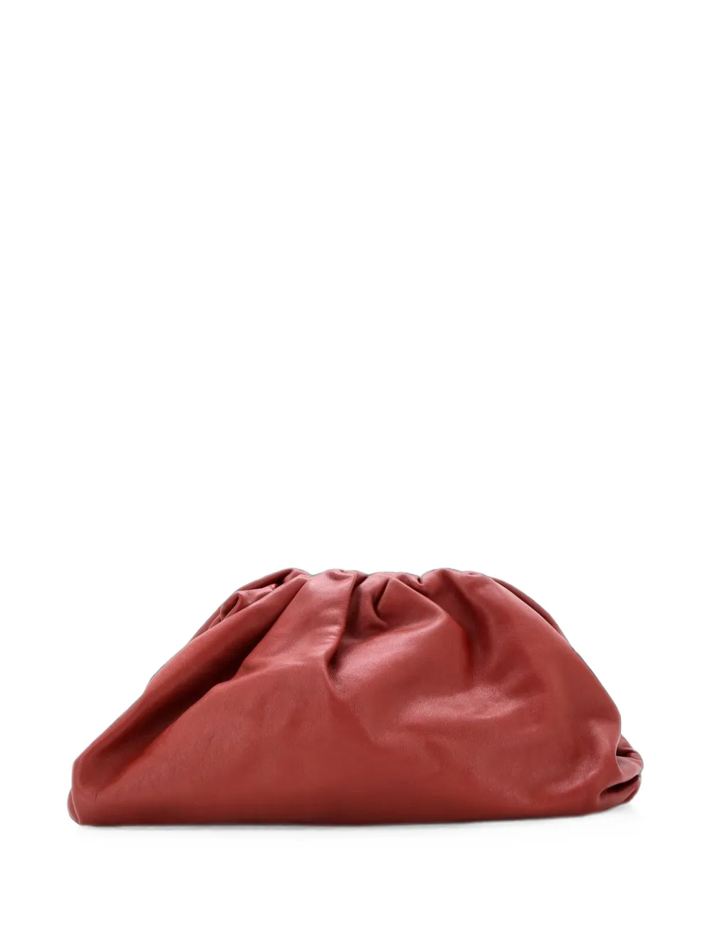 Bottega Veneta Pre-Owned The Pouch Leather Teen clutch bag - Braun