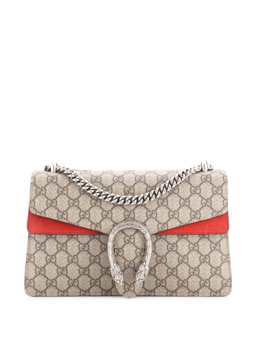 Gucci Pre-Owned Dionysus Bag GG Coated Canvas Small shoulder bag - Rosso