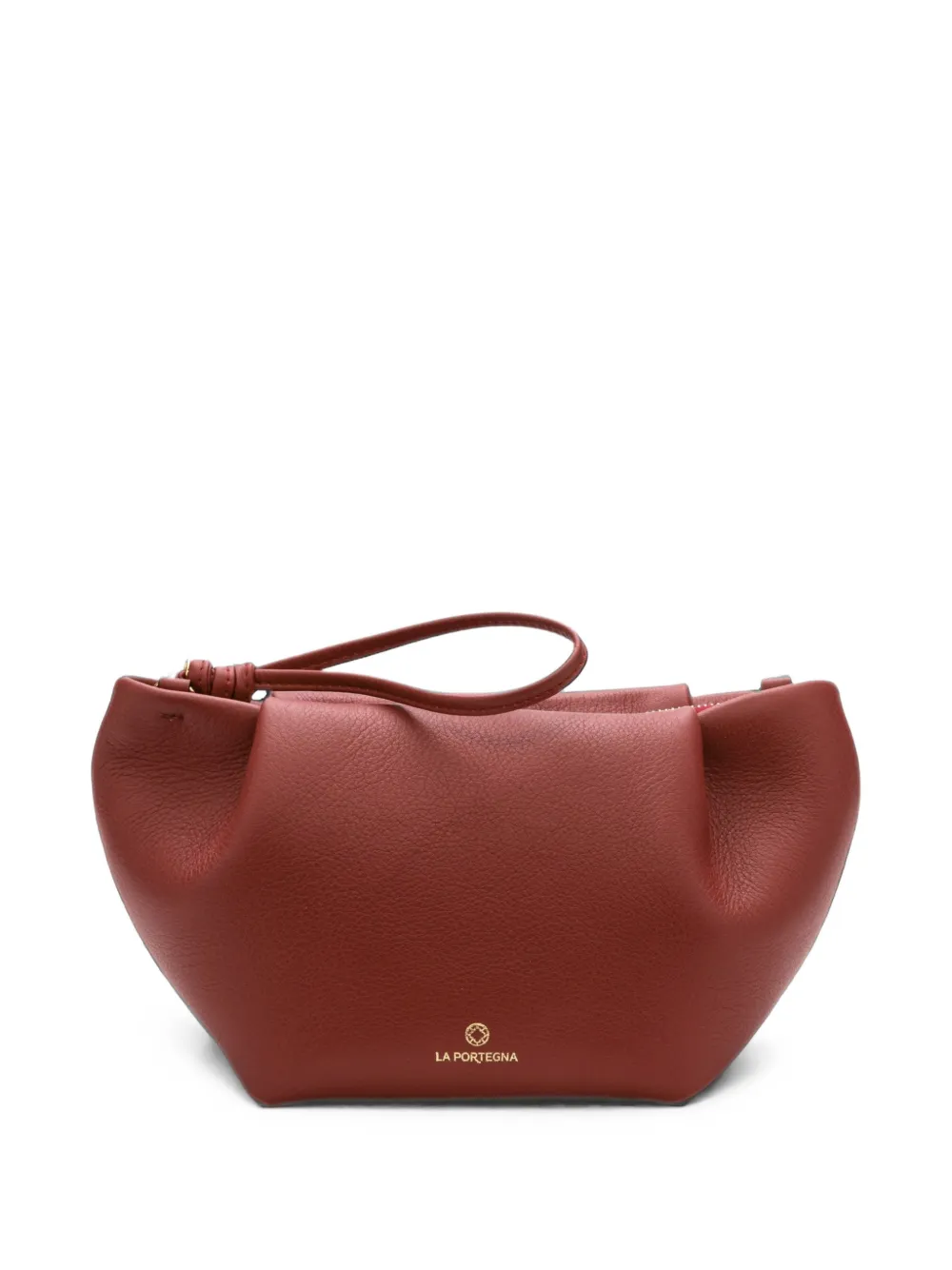 La Portegna Martita leren crossbodytas Rood