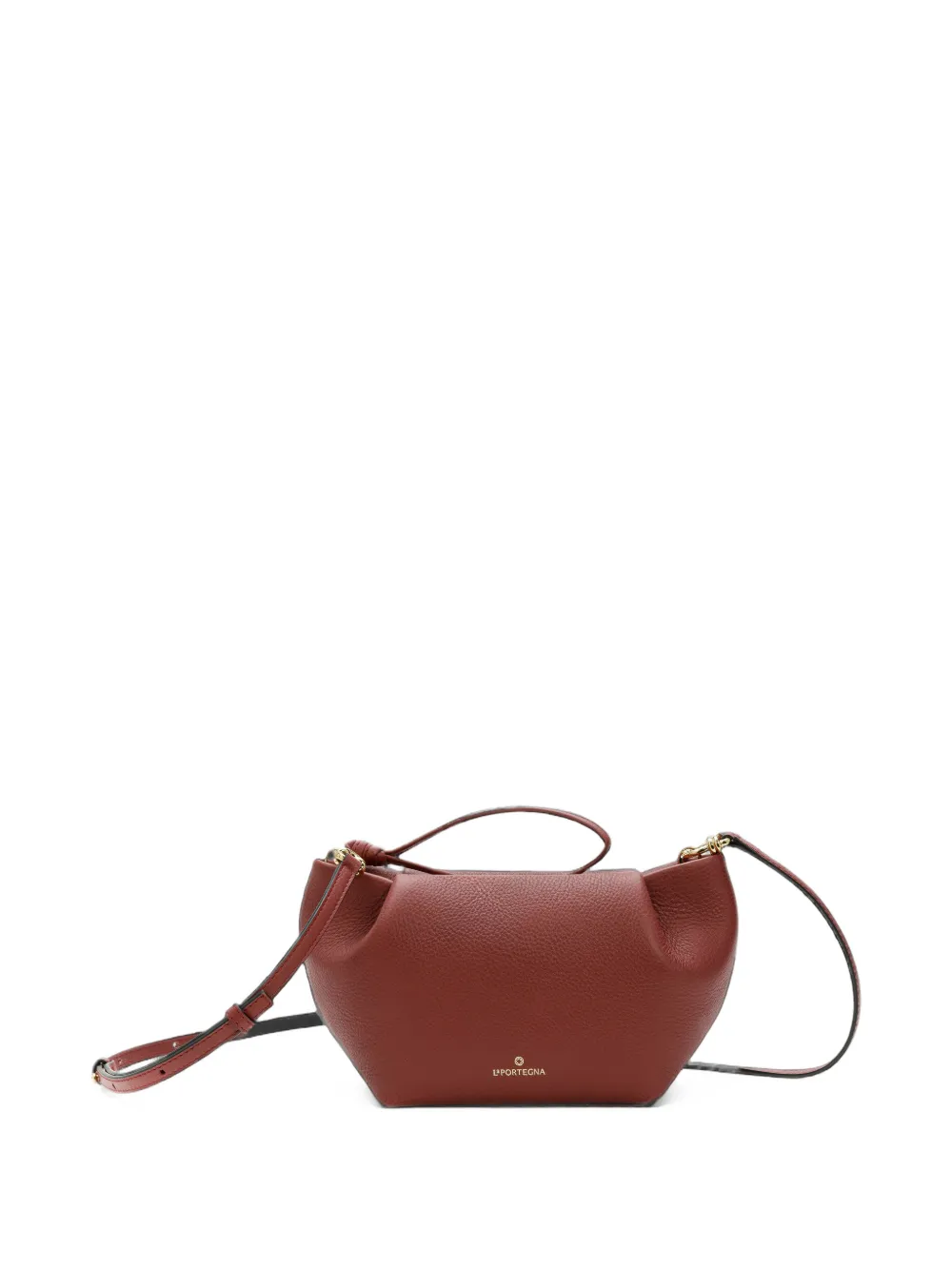 La Portegna Martita leren crossbodytas Rood