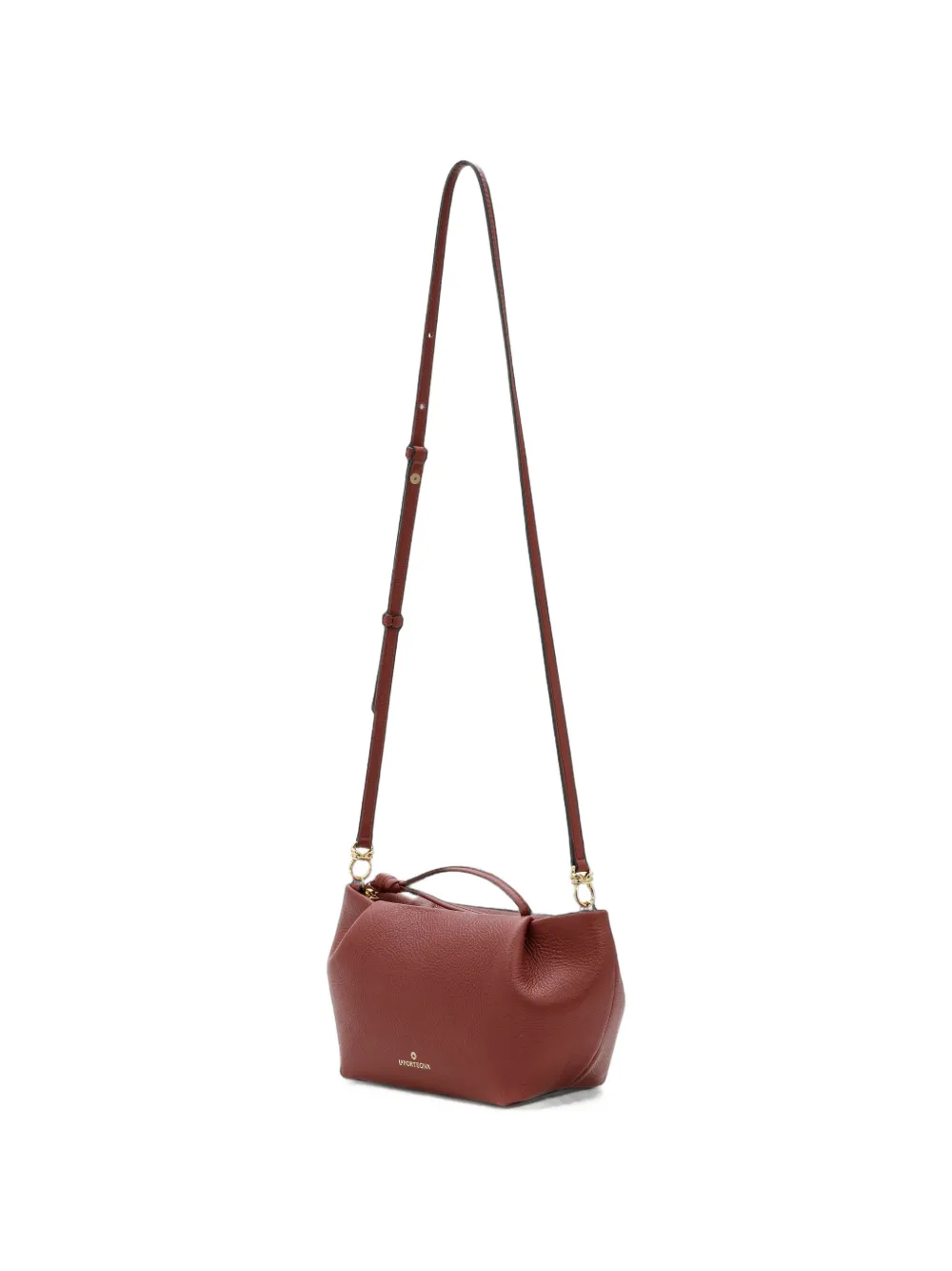 La Portegna Martita leren crossbodytas Rood