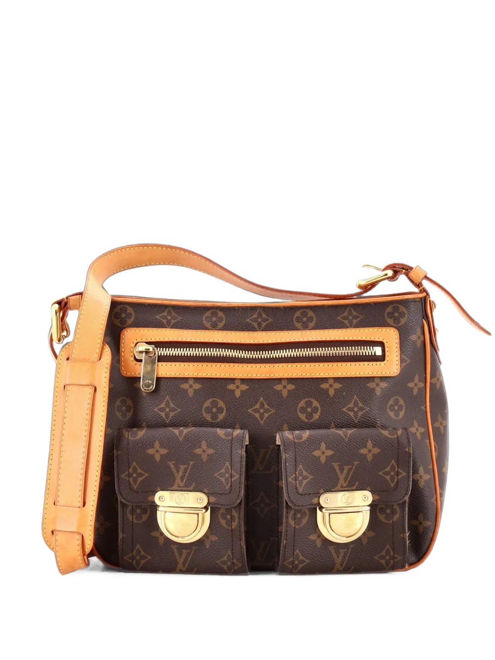 Louis Vuitton Pre-Owned Hudson Handbag Monogram Canvas GM shoulder bag - Braun