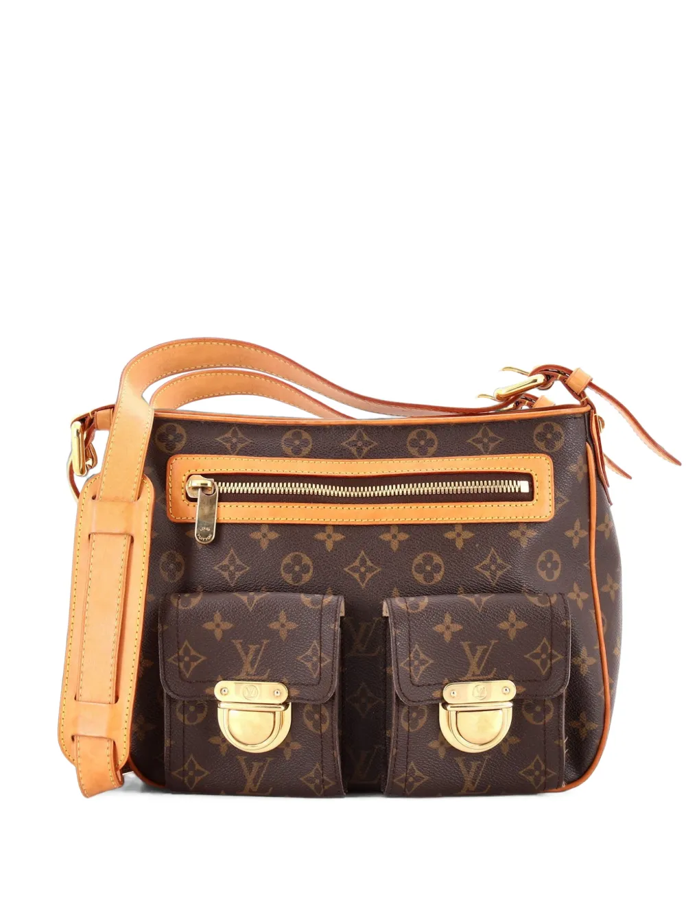 Louis Vuitton Pre-Owned Hudson Handbag Monogram Canvas GM shoulder bag - Braun