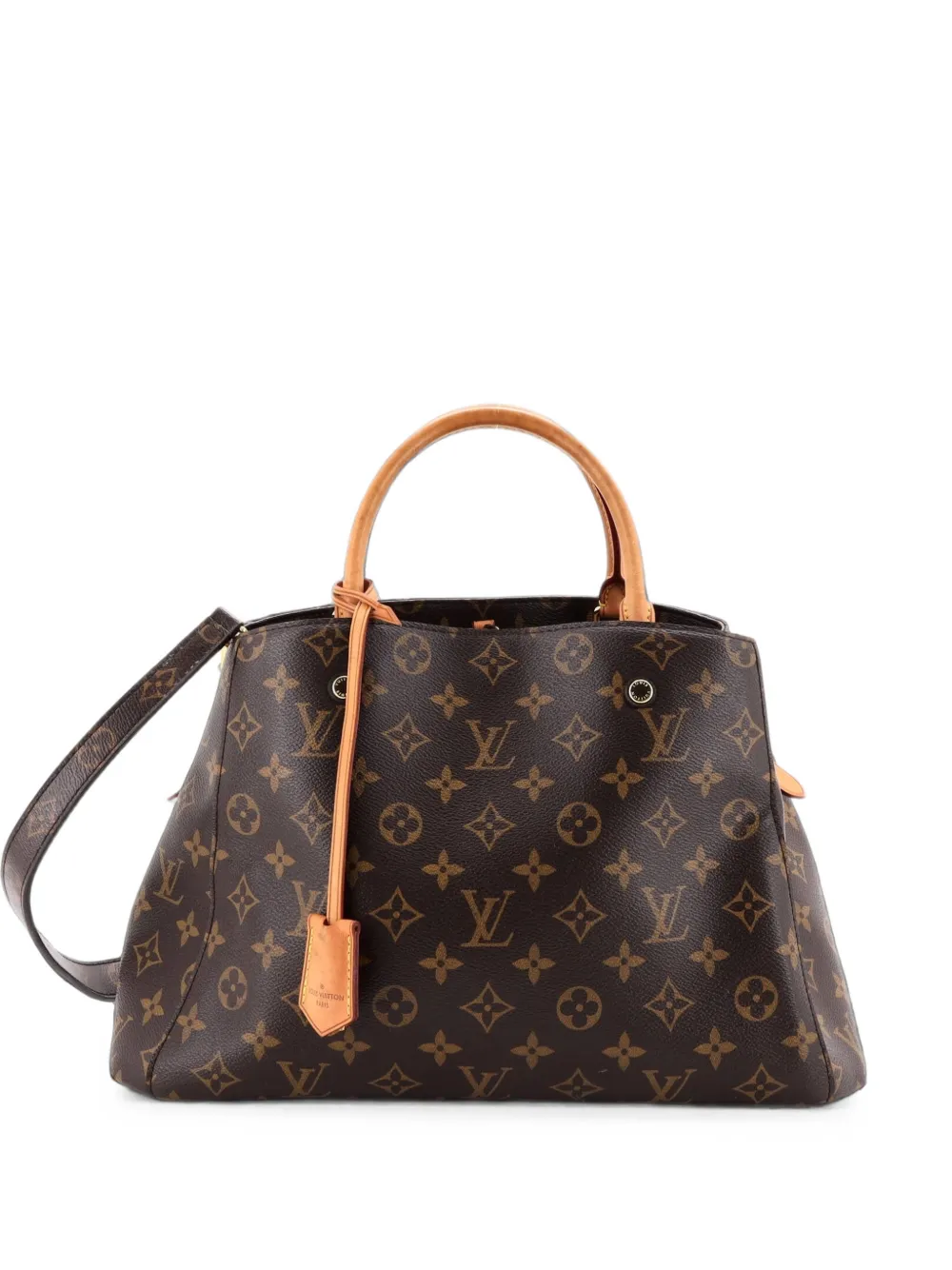 Louis Vuitton Pre-Owned Montaigne Handbag Monogram Canvas MM tote bag - Marrone