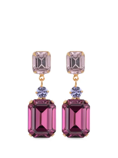 Jennifer Behr Justine crystal-embellished drop earrings