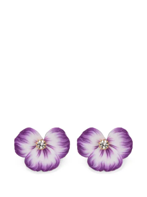 Jennifer Behr pendientes Aleah con motivo floral