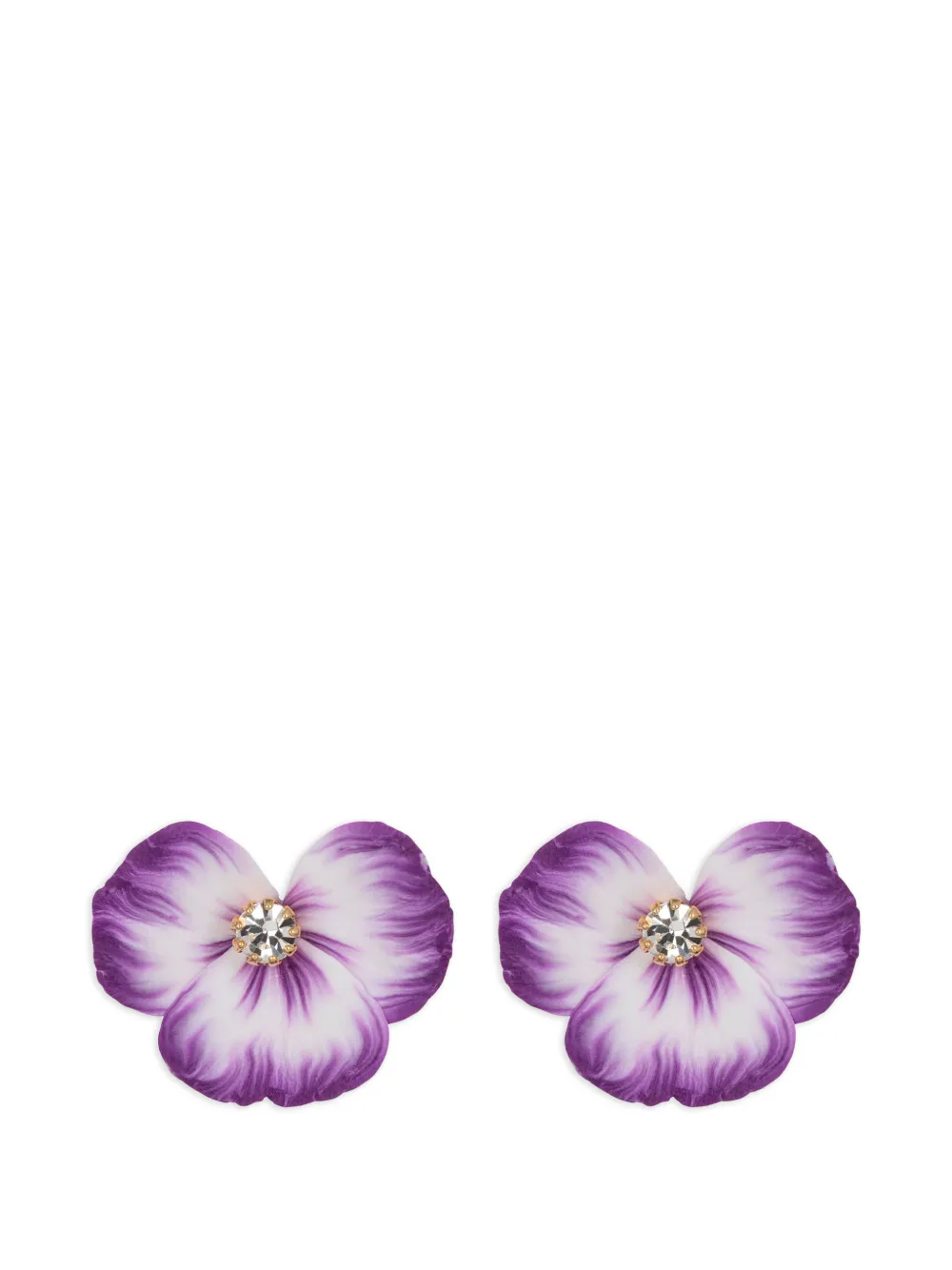 Jennifer Behr Orecchini Aleah a fiori - Viola
