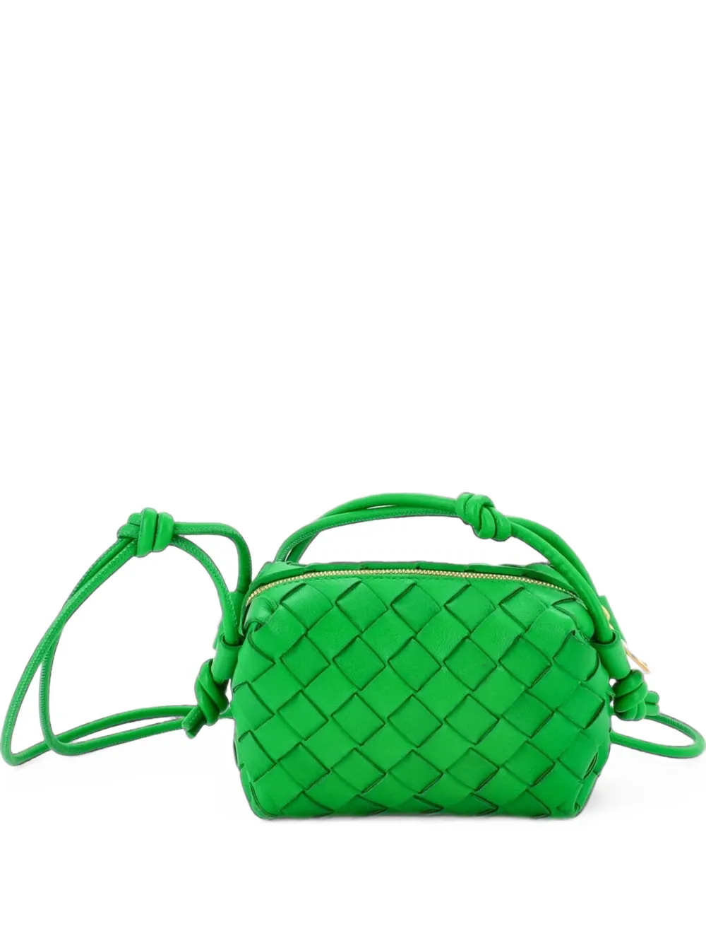 Bottega Veneta Pre-Owned Loop Intrecciato Nappa Candy crossbody bag - Verde