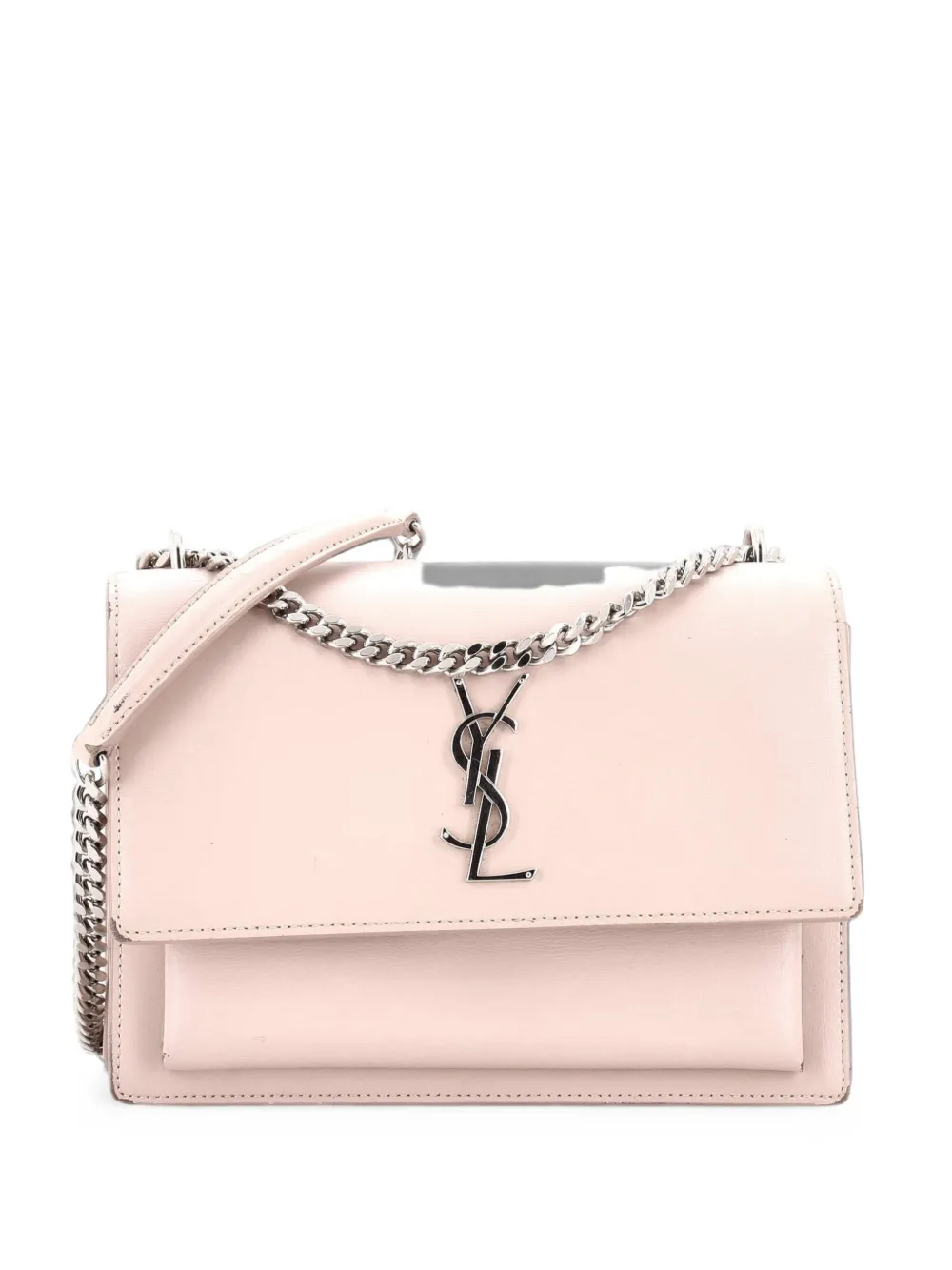 Saint Laurent Pre-Owned Sunset Leather Medium crossbody bag - Nude