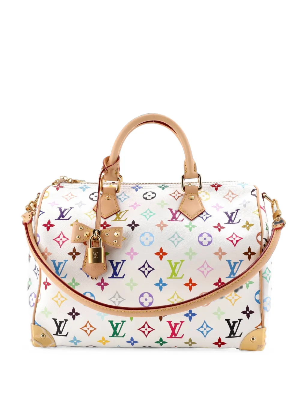 Louis Vuitton Pre-Owned x Takashi Murakami Speedy Soft Bandouliere Bag Monogram Multicolor 30 satchel - Multicolore