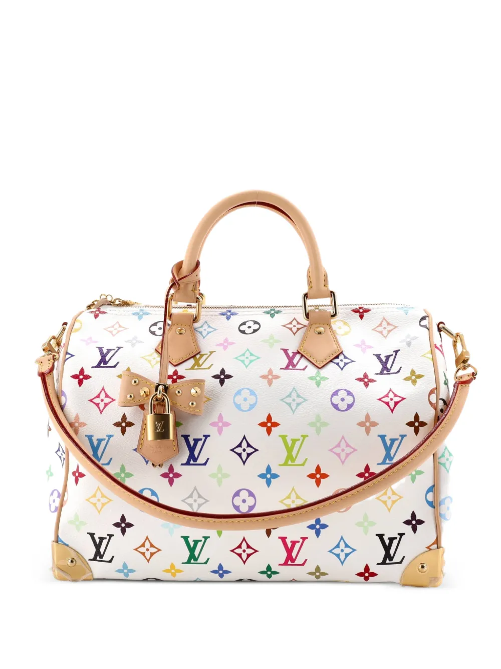 Louis Vuitton Pre-Owned x Takashi Murakami Speedy Soft Bandouliere Bag Monogram Multicolor 30 satchel - Multicolore
