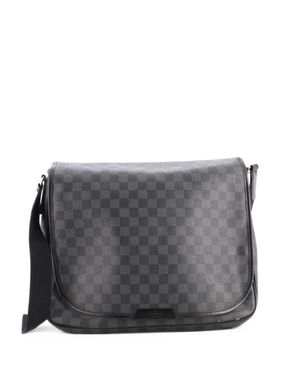 Louis Vuitton Pre-Owned Daniel Kuriertasche mit Damier Graphite GM - Schwarz