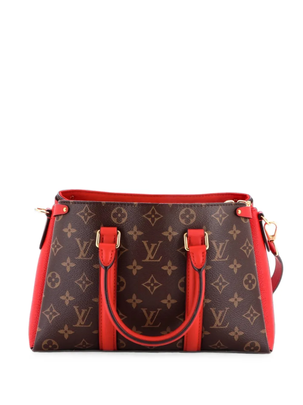 Louis Vuitton Pre-Owned Soufflot Tote Monogram Canvas with Leather BB satchel - Rosso