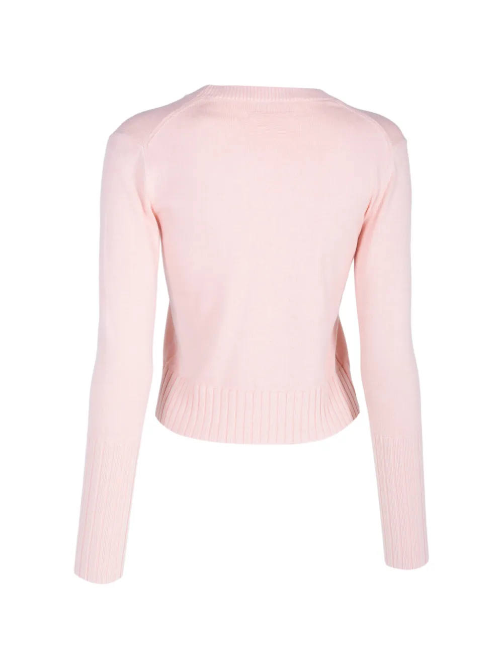 Guest In Residence Sunwash Shrunken Crew-neck Sweater in Pink, view 2