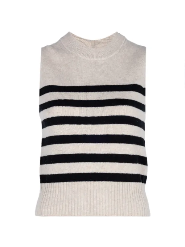 Altuzarra Gil Horizontal-stripe Vest in Neutrals