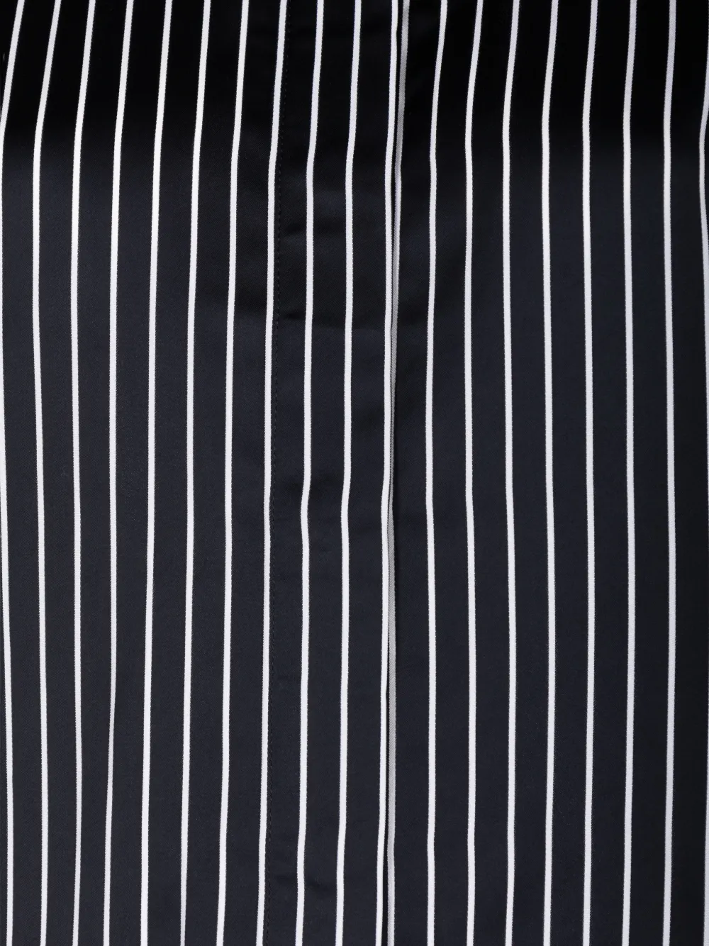 Maria McManus Stripe-print Bell-sleeve Blouse in Black, view 3