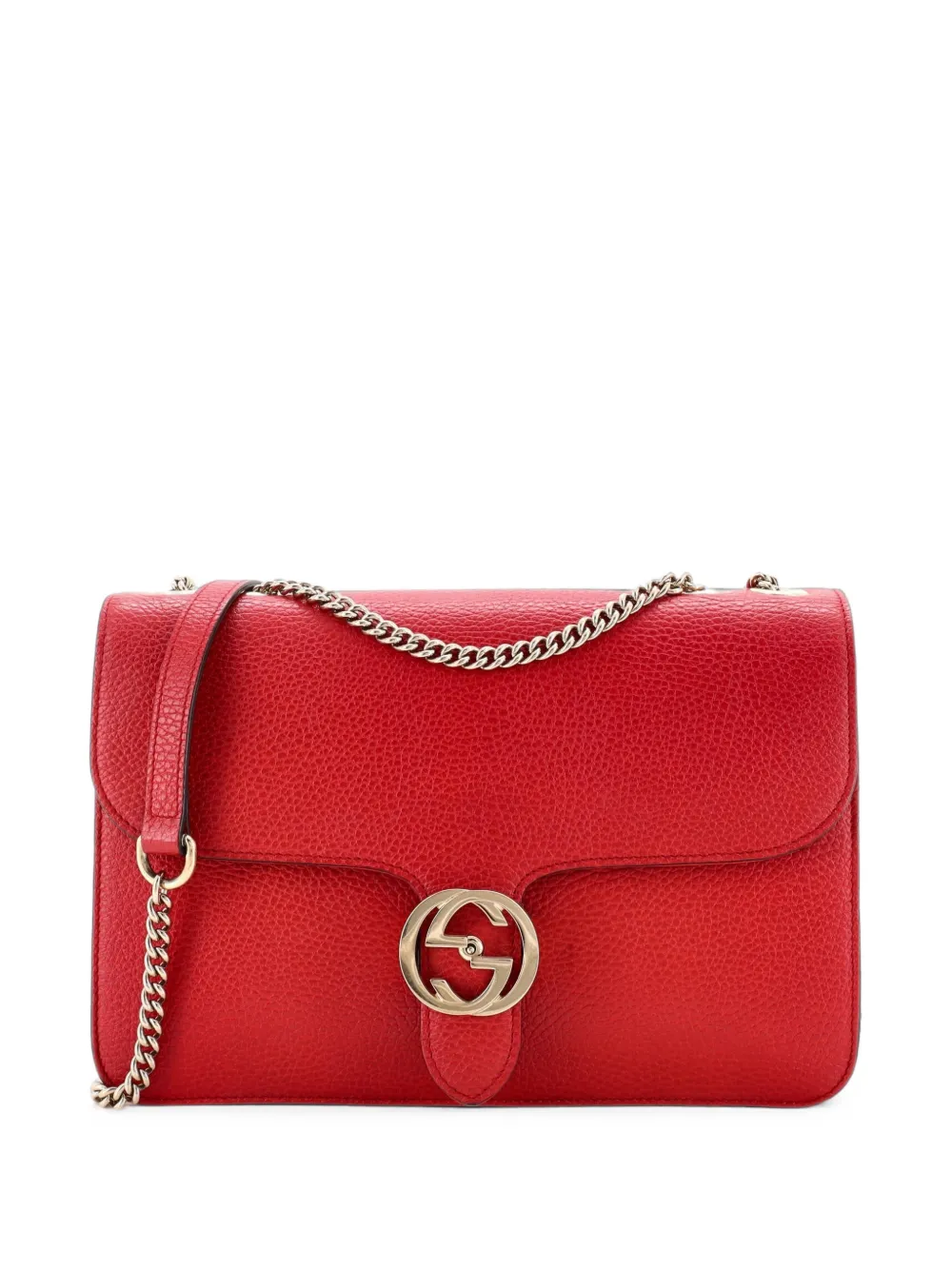 Gucci Pre-Owned Borsa a spalla media in pelle - Rosso