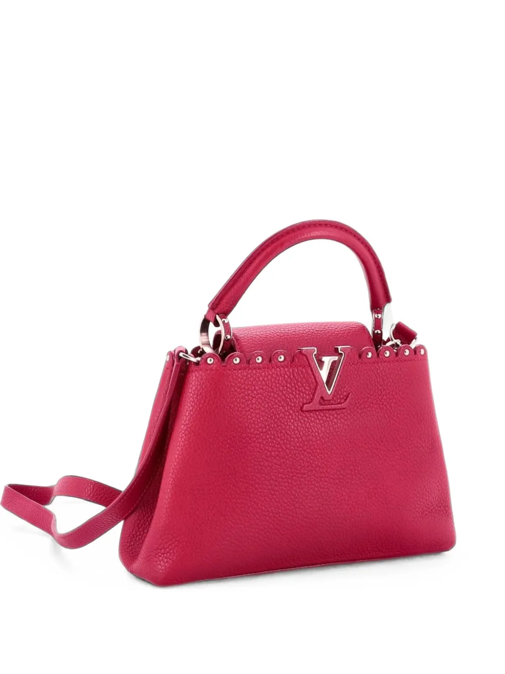 Louis Vuitton Pre-Owned Capucines Bag Leather with Embellished Detail BB shoulder bag - Rosa