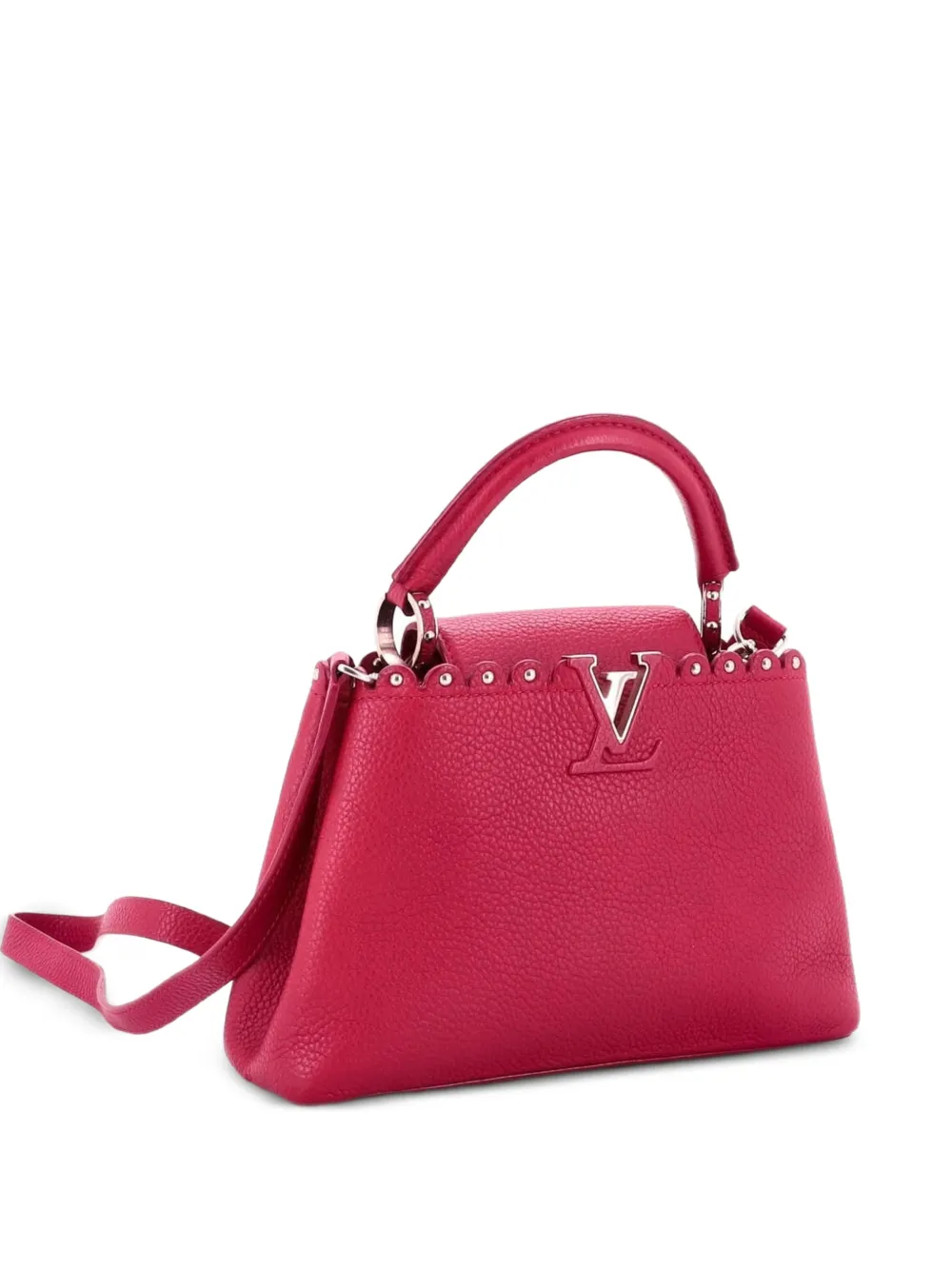 Louis Vuitton Pre-Owned Capucines Bag Leather with Embellished Detail BB shoulder bag - Pink