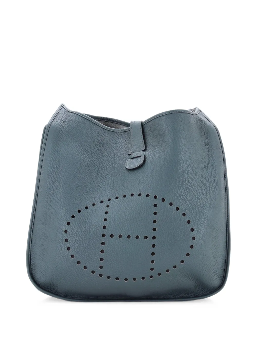 Hermès Pre-Owned Evelyne Bag Gen III Clemence GM Umhängetasche - Blau