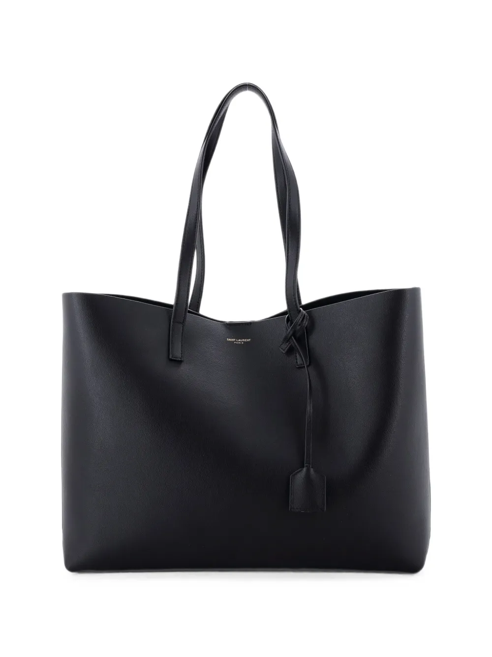 Saint Laurent Pre-Owned Große Tote Bag aus Leder - Schwarz
