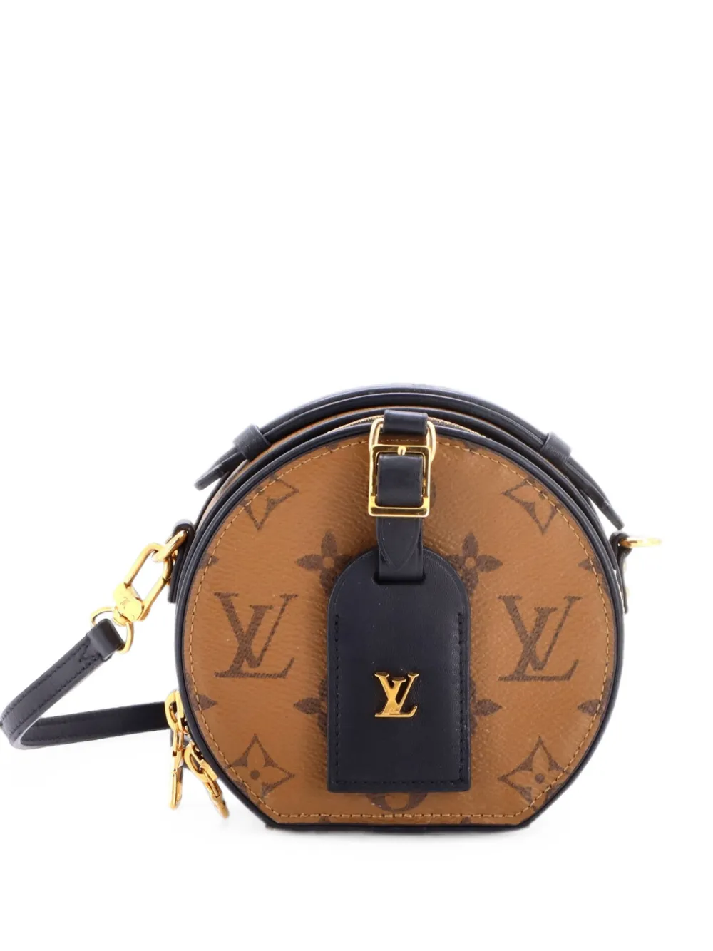 Louis Vuitton Pre-Owned Mini Boite Chapeau Bag Reverse Monogram Canvas crossbody bag - Braun