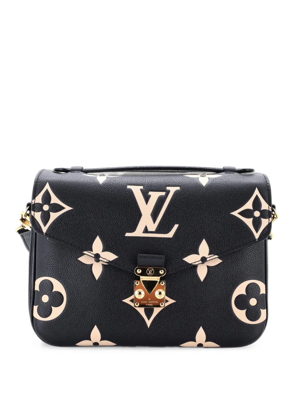 Louis Vuitton Pre-Owned Pochette Metis Monogram Empreinte Giant Umhängetasche - Schwarz
