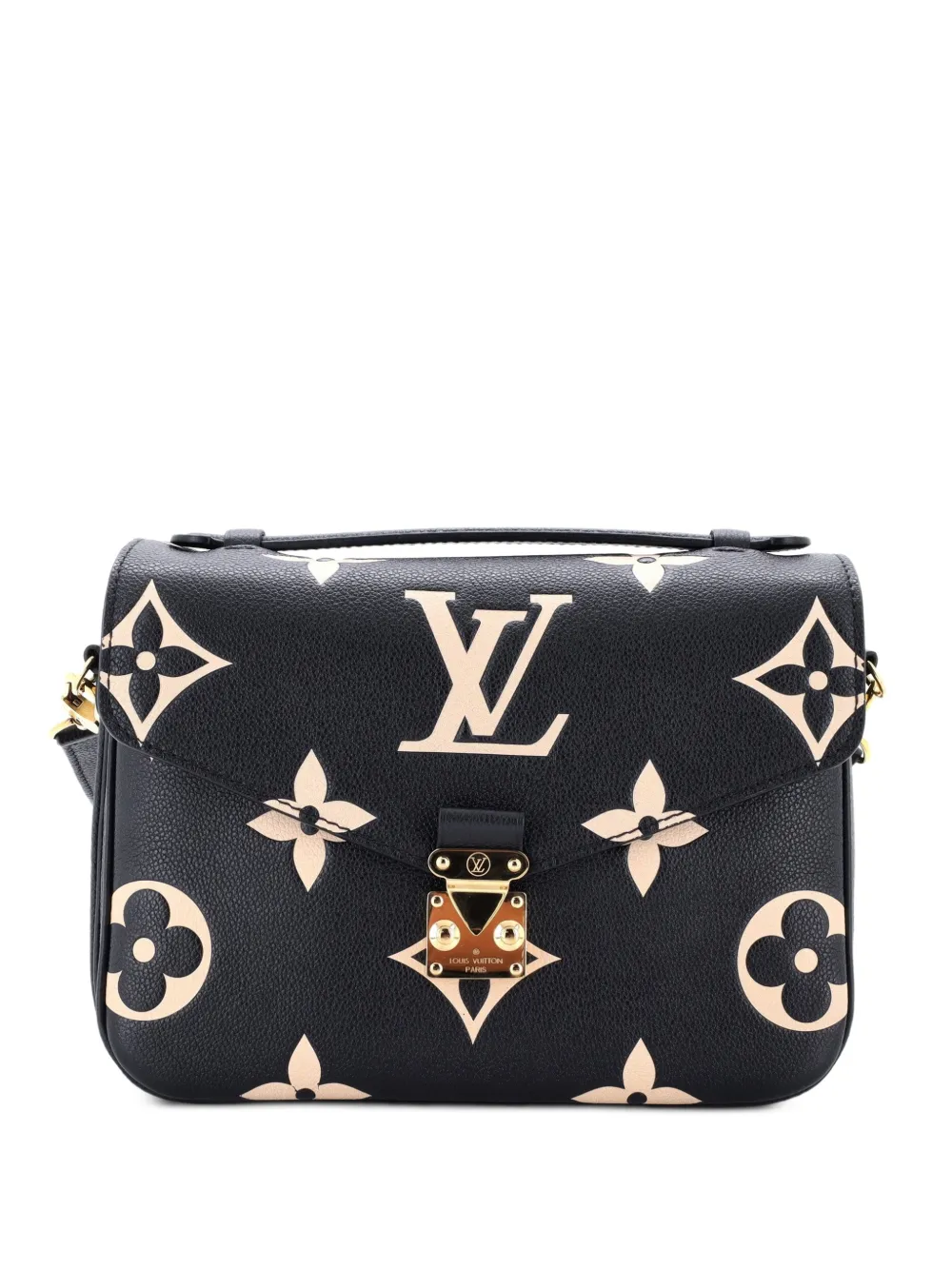 Louis Vuitton Pre-Owned Pochette Metis Monogram Empreinte Giant Umhängetasche - Schwarz