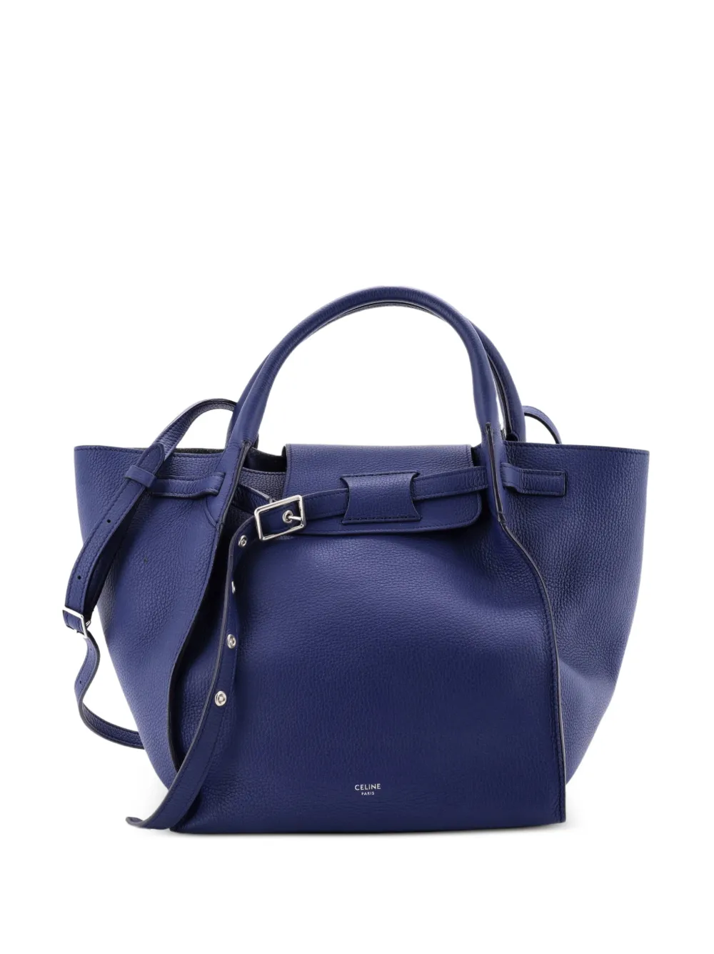 Celine Pre-Owned Big Bag Grained Calfskin Small satchel - Blue