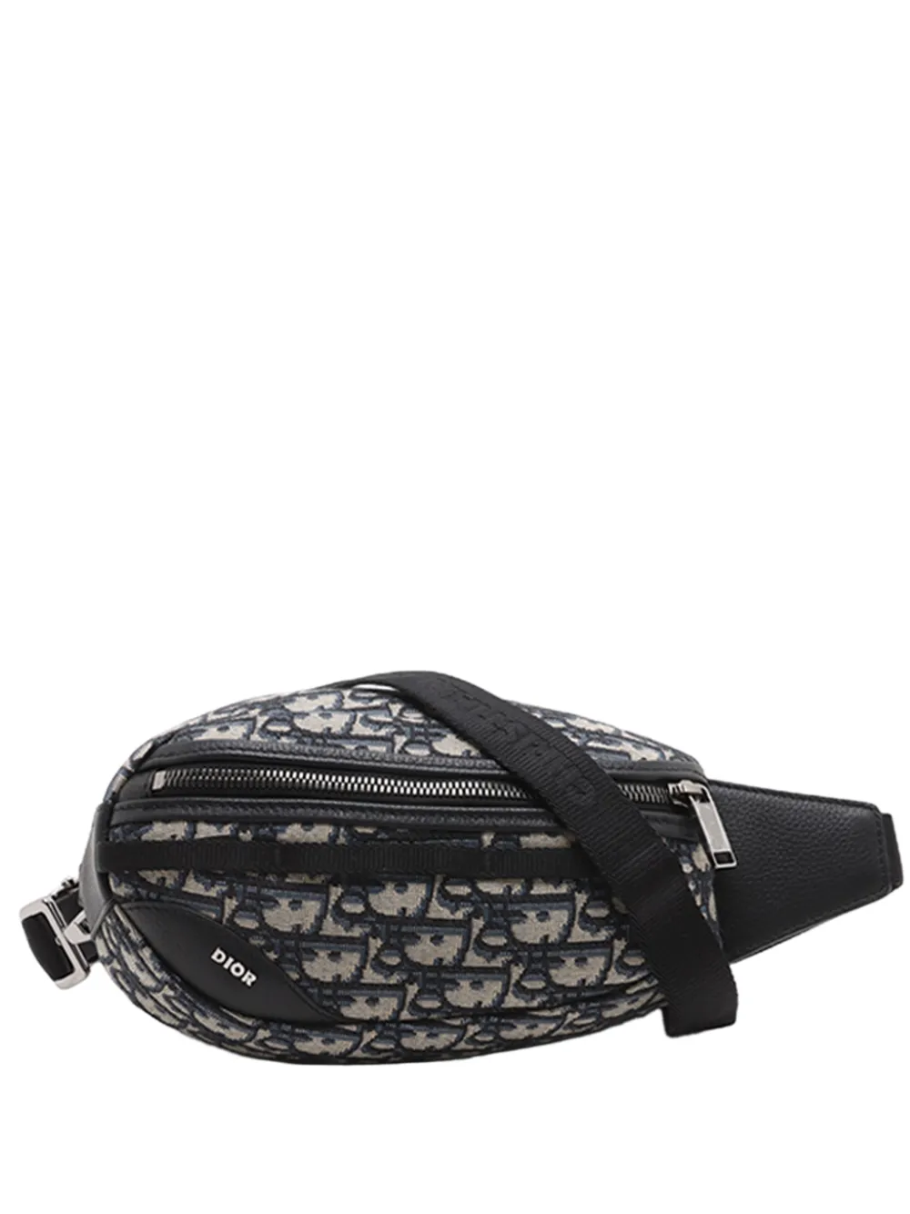 Christian Dior Pre-Owned 2000-2026 Oblique Scarab Umhängetasche aus Canvas - Blau